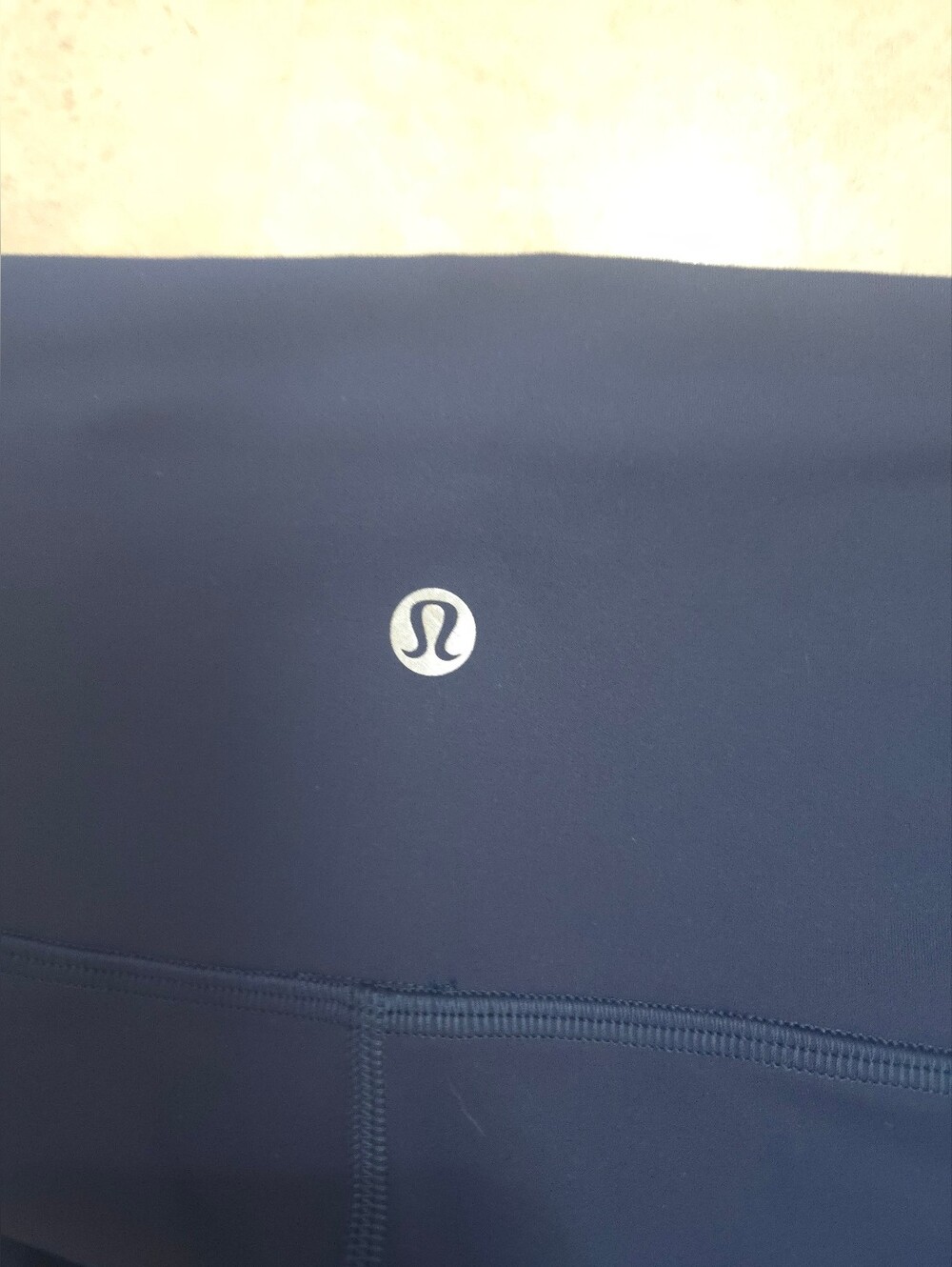 Lululemon Navy Blue Cropped Performance Leggings Size 10 - Picture 3 of 5